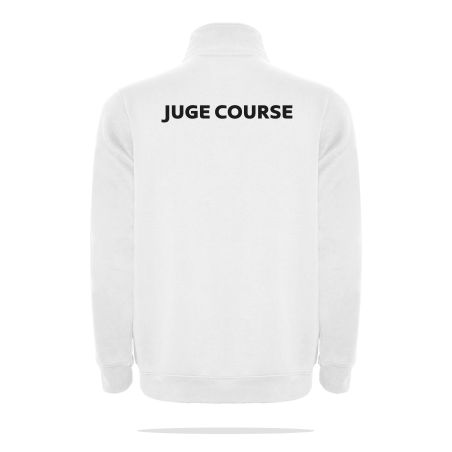 SWEAT DEMI ZIP Homme - R1109 - FFRS JUGE COURSE