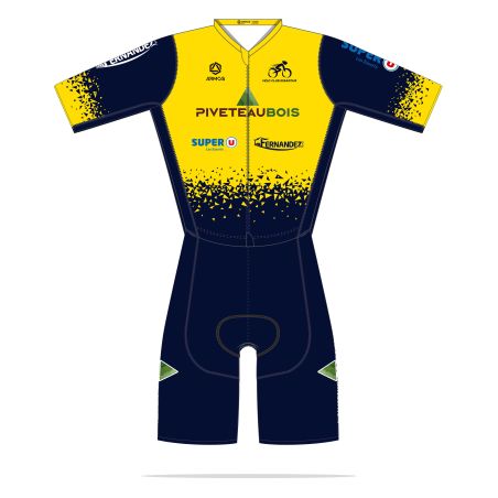 COMBINAISON CYCLISME PRO RACE LD Manches courtes - ROUTE Longues distances - BU106C - VELO CLUB ESSARTAIS