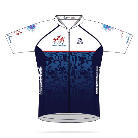 MAILLOT PERFO Manches Courtes - BU421 - SCA 2000 EVRY TRIATHLON