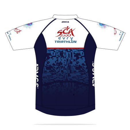 MAILLOT PERFO Manches Courtes - BU421 - SCA 2000 EVRY TRIATHLON