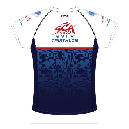MAILLOT RUNNING FEMME PERFO Manches courtes - BU705F - SCA 2000 EVRY TRIATHLON