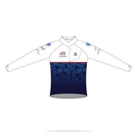 MAILLOT RUNNING HIVER PRIMO Homme - BU710H - SCA 2000 EVRY TRIATHLON