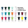 T-SHIRT COTON 155g Homme - R6554