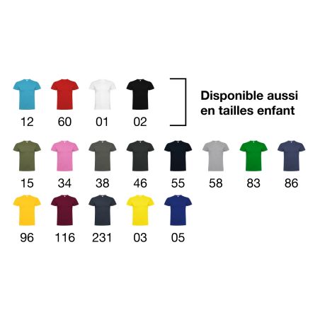 T-SHIRT COTON 155g Col V Femme - R6646