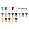 T-SHIRT COTON 155g Col V Femme - R6646