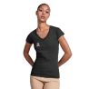T-SHIRT COTON 155g Col V Femme - R6646