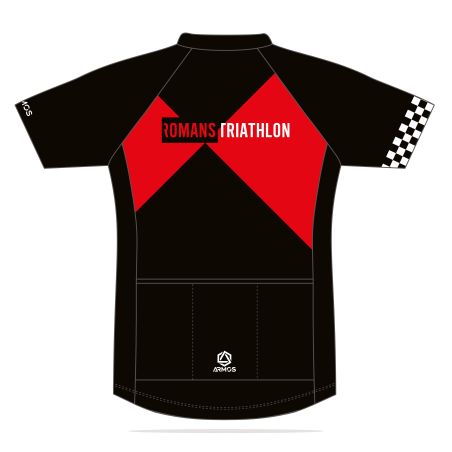 MAILLOT PRIMO Manches courtes - BU420H - ROMANS TRIATHLON