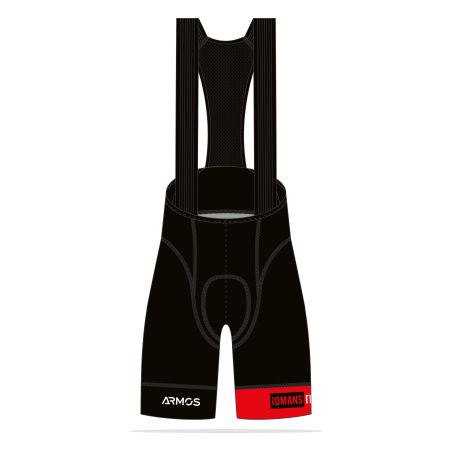 CUISSARD CYCLISME PERFO Avec bretelles - BU601C - ROMANS TRIATHLON
