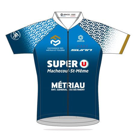 MAILLOT PRIMO Homme/Enfant Manches courtes - BU420H/E - GUIDONC MACHECOULAIS