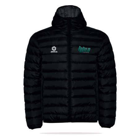 VESTE DOUDOUNE CAPUCHE Logo Vert Homme / Enfant - R5090 - WILD TEAM TRIATHLON