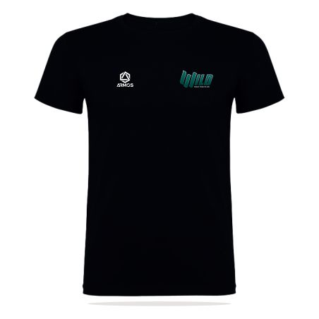 T-SHIRT COTON 155g Logo Vert Homme - R6554H - WILD TEAM TRIATHLON