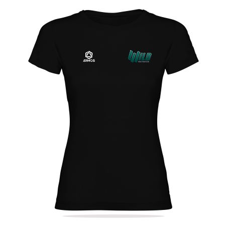 T-SHIRT COTON 155 Logo Vert Femme - R6627 - WILD TEAM TRIATHLON