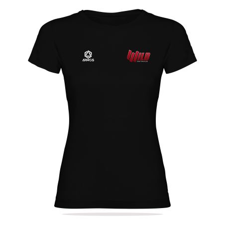 T-SHIRT COTON 155 Logo Grenat Femme - R6627 - WILD TEAM TRIATHLON