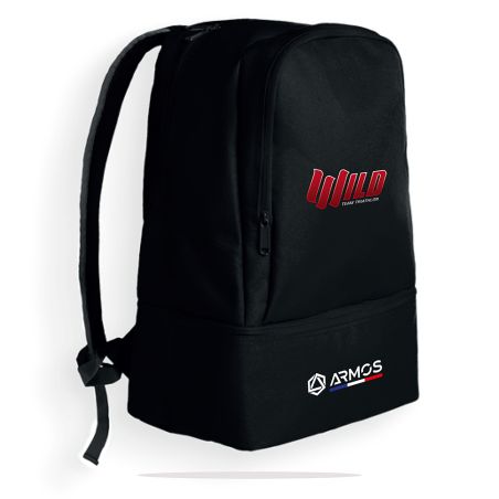 SAC A DOS PREMIUM Logo Grenat - R7115 - WILD TEAM TRIATHLON