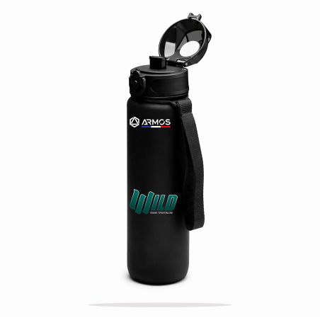 GOURDE PCTG OPAQUE 1L Logo Vert - R1578 - WILD TEAM TRIATHLON
