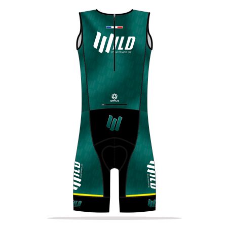 TRIFONCTION PRIMO CD Homme sans manches - BU100TH - WILD TEAM TRIATHLON