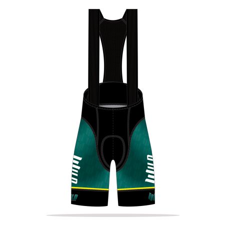 CUISSARD CYCLISME PERFO Avec bretelles - BU601C - WILD TEAM TRAITHLON