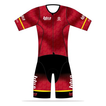 TRIFONCTION PERFO LD Manches courtes - BU101T - WILD TEAM TRIATHLON