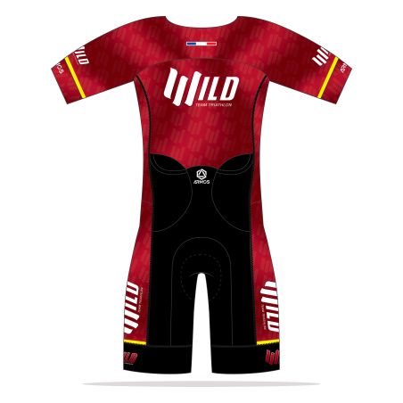 TRIFONCTION PRO AERO LD Manches courtes - BU102TH - WILD TEAM TRIATHLON