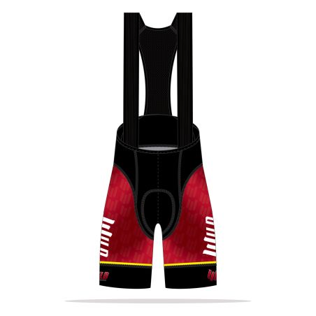 CUISSARD CYCLISME PERFO Avec bretelles - BU601C - WILD TEAM TRIATHLON