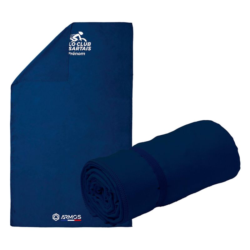 SERVIETTE SPORT EPONGE 60 x 145 - R7100G - VELO CLUB ESSARTAIS
