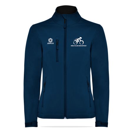 VESTE SOFTSHELL BRODÉE Femme - R6437 - VELO CLUB ESSARTAIS