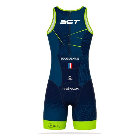 TRIFONCTION PRIMO CD Sans manches - Homme - BU100TH - BOUGUENAIS CLUB TRIATHLON