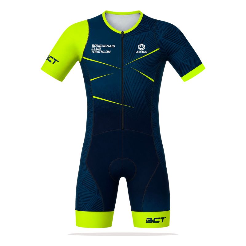 TRIFONCTION PERFO LD Manches courtes - BU101T - BOUGUENAIS CLUB TRIATHLON