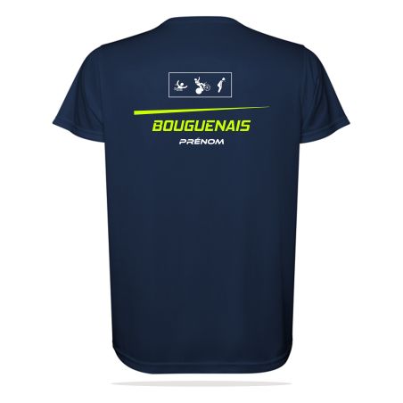 T-SHIRT TECHNIQUE RUNNING EVO LIGHT - Homme / Enfant - R0430H/E - BOUGUENAIS CLUB TRIATHLON