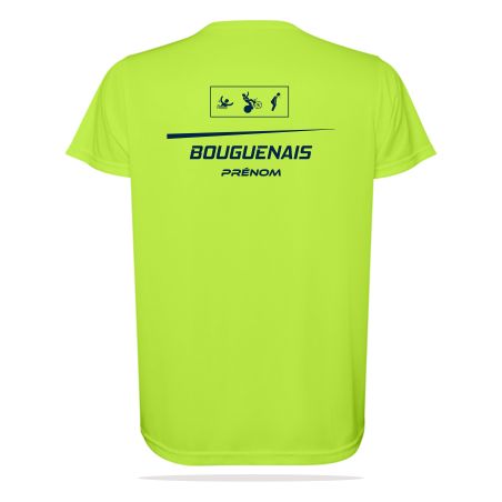 T-SHIRT TECHNIQUE RUNNING EVO LIGHT - Homme / Enfant - R0430H/E - BOUGUENAIS CLUB TRIATHLON