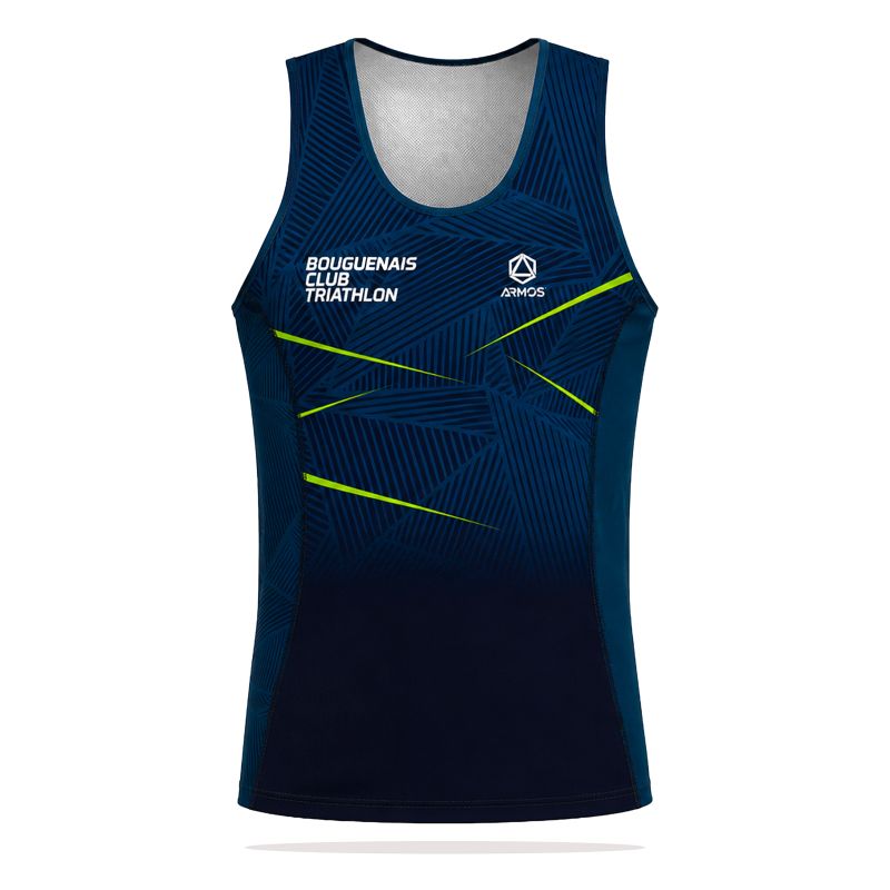 DÉBARDEUR RUNNING PERFO R+ - Homme - BU703H - BOUGUENAIS CLUB TRIATHLON