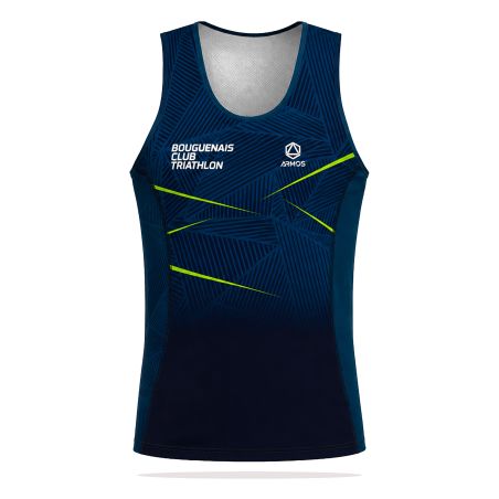 DÉBARDEUR RUNNING PERFO R+ - Homme - BU703H - BOUGUENAIS CLUB TRIATHLON