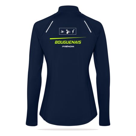 MAILLOT RUNNING HIVER CLASSIC R TONIC - Femme - R1031 - BOUGUENAIS CLUB TRIATHLON
