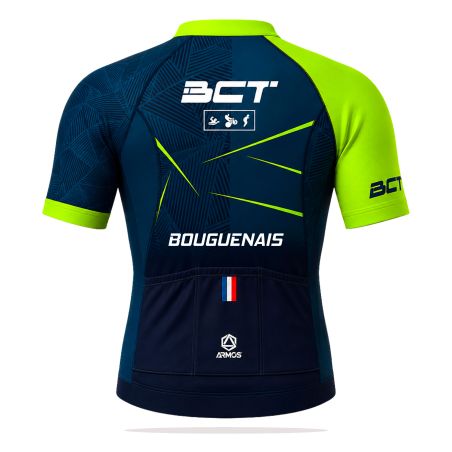 MAILLOT PERFO Manches Courtes - BU421 - BOUGUENAIS CLUB TRIATHLON
