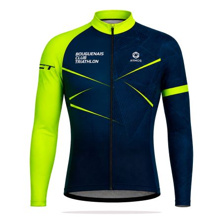 MAILLOT ACTIVE Manches Longues - Enfant - BU320E - BOUGUENAIS CLUB TRIATHLON