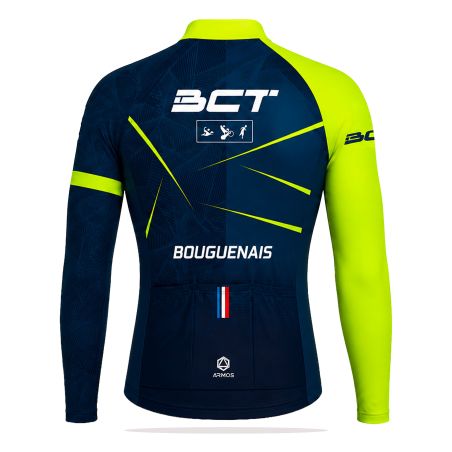MAILLOT CYCLISME PERFO Manches Longues - BU321 - BOUGUENAIS CLUB TRIATHLON