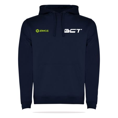 SWEAT CAPUCHE COTON Ecusson coeur - Homme / Enfant - R1067H/E - BOUGUENAIS CLUB TRIATHLON