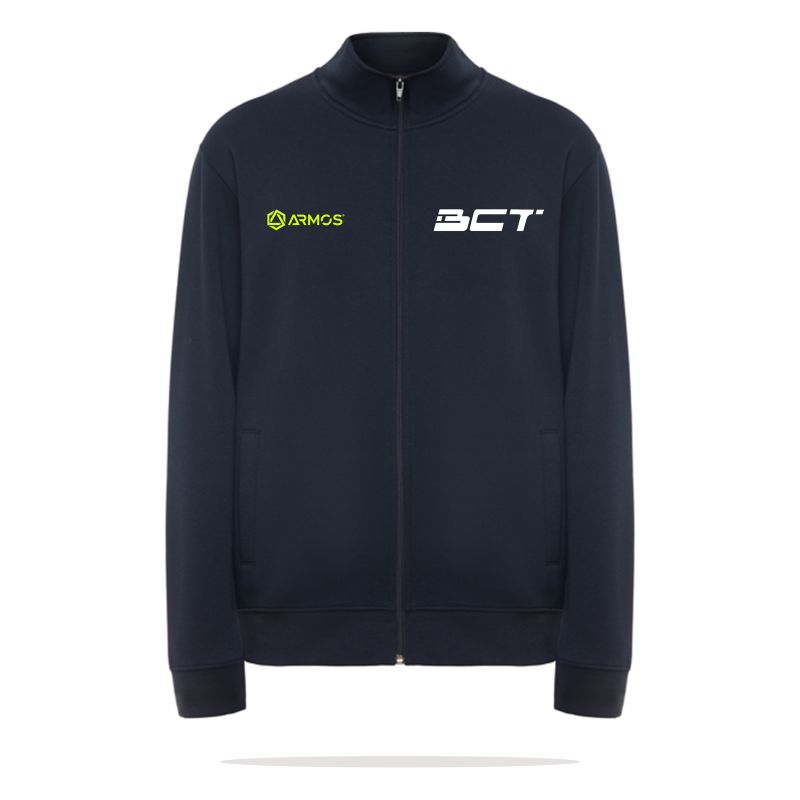SWEAT ZIPPÉ COTON Ecusson coeur - Adulte / Enfant - R6439 - BOUGUENAIS CLUB TRIATHLON