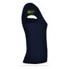 T-SHIRT COTON 155g Col V Ecusson coeur - Femme - R6646 - BOUGUENAIS CLUB TRIATHLON