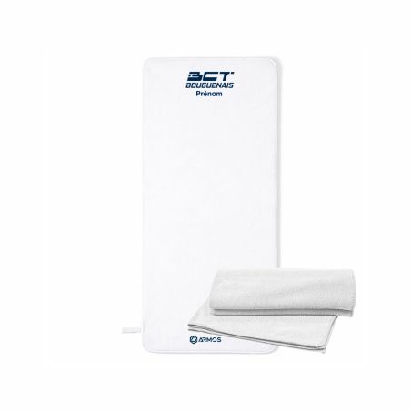 SERVIETTE SPORT MICROFIBRE BRODÉE 38 x 68 - R1751 - BOUGUENAIS CLUB TRIATHLON