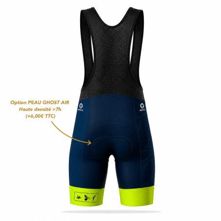 CUISSARD CYCLISME ACTIVE avec bretelles - Adulte / Enfant - BU600CH/E - BOUGUENAIS CLUB TRIATHLON