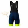 CUISSARD CYCLISME ACTIVE avec bretelles - Adulte / Enfant - BU600CH/E - BOUGUENAIS CLUB TRIATHLON