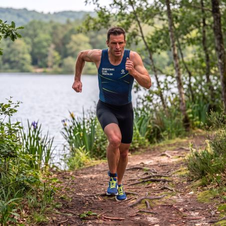 DÉBARDEUR RUNNING PERFO R+ - Homme - BU703H - BOUGUENAIS CLUB TRIATHLON