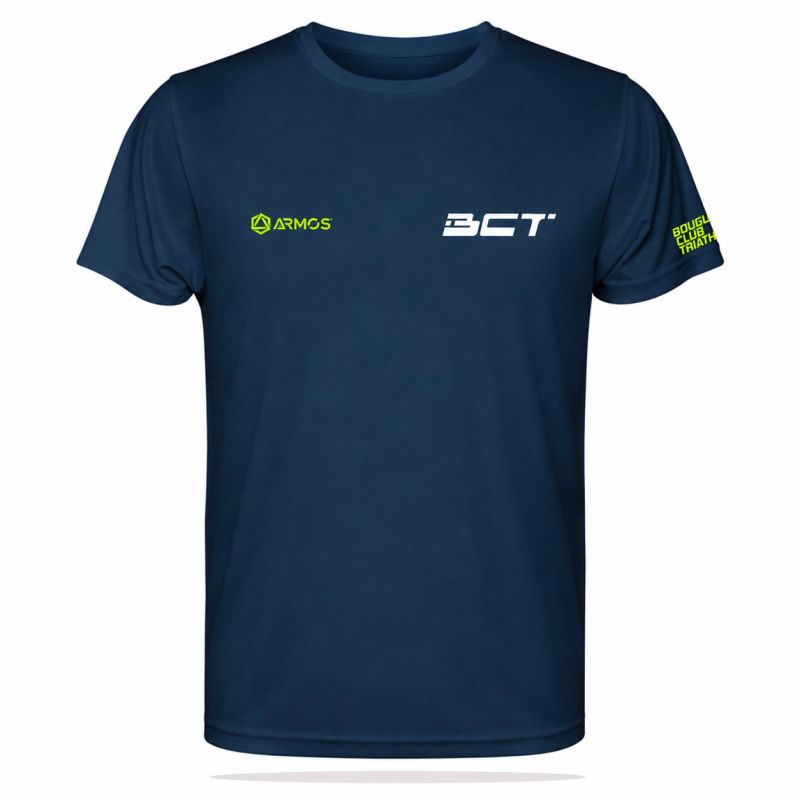 T-SHIRT TECHNIQUE RUNNING EVO LIGHT - Homme / Enfant - R0430H/E - BOUGUENAIS CLUB TRIATHLON