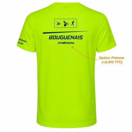 T-SHIRT TECHNIQUE RUNNING EVO LIGHT - Homme / Enfant - R0430H/E - BOUGUENAIS CLUB TRIATHLON