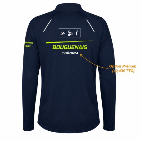 MAILLOT RUNNING HIVER CLASSIC R TONIC - Homme - R1031 - BOUGUENAIS CLUB TRIATHLON