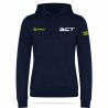 SWEAT CAPUCHE COTON Ecusson coeur- Femme - R1068F - BOUGUENAIS CLUB TRIATHLON