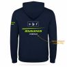 SWEAT CAPUCHE COTON Ecusson coeur - Homme / Enfant - R1067H/E - BOUGUENAIS CLUB TRIATHLON