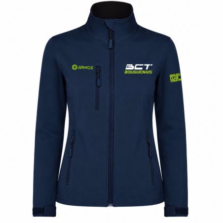 VESTE SOFTSHELL BRODÉE - Femme - R6437 - BOUGUENAIS CLUB TRIATHLON