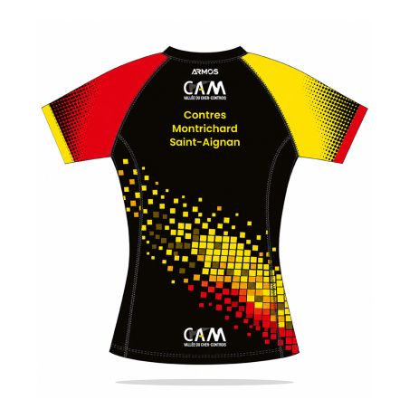 MAILLOT RUNNING PERFO R+ Manches courtes - Femme - BU705F - CAM VALLEE DU CHER - CONTROIS